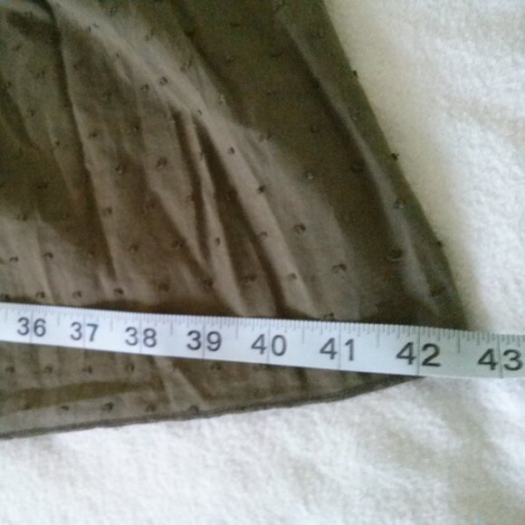 Anna-Kaci Women's Boho Lace Sleeve Smocked Maxi Dress, Olive Green, M - Picture 15 of 16